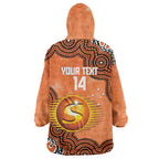 Perth Scorchers NAIDOC Week 2026 Custom Wearable Blanket Hoodie 50 Years Deadly Indigenous Art Glitter Effect