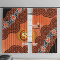 Perth Scorchers NAIDOC Week 2026 Custom Window Curtain 50 Years Deadly Indigenous Art Glitter Effect