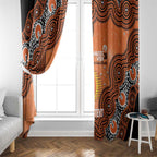 Perth Scorchers NAIDOC Week 2026 Custom Window Curtain 50 Years Deadly Indigenous Art Glitter Effect