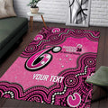 Sydney Sixers NAIDOC Week 2026 Custom Area Rug 50 Years Deadly Indigenous Art Glitter Effect