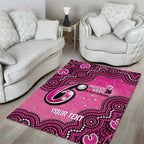 Sydney Sixers NAIDOC Week 2026 Custom Area Rug 50 Years Deadly Indigenous Art Glitter Effect
