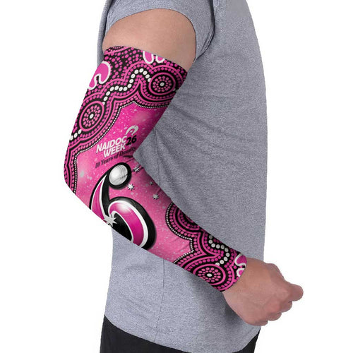 Sydney Sixers NAIDOC Week 2026 Custom Arm Sleeves 50 Years Deadly Indigenous Art Glitter Effect