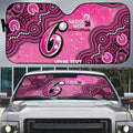 Sydney Sixers NAIDOC Week 2026 Custom Auto Sun Shade 50 Years Deadly Indigenous Art Glitter Effect