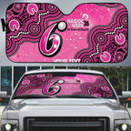 Sydney Sixers NAIDOC Week 2026 Custom Auto Sun Shade 50 Years Deadly Indigenous Art Glitter Effect