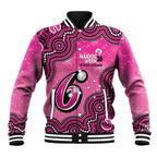 Sydney Sixers NAIDOC Week 2026 Custom Baseball Jacket 50 Years Deadly Indigenous Art Glitter Effect