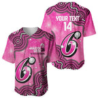 Sydney Sixers NAIDOC Week 2026 Custom Baseball Jersey 50 Years Deadly Indigenous Art Glitter Effect
