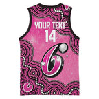 Sydney Sixers NAIDOC Week 2026 Custom Basketball Jersey 50 Years Deadly Indigenous Art Glitter Effect