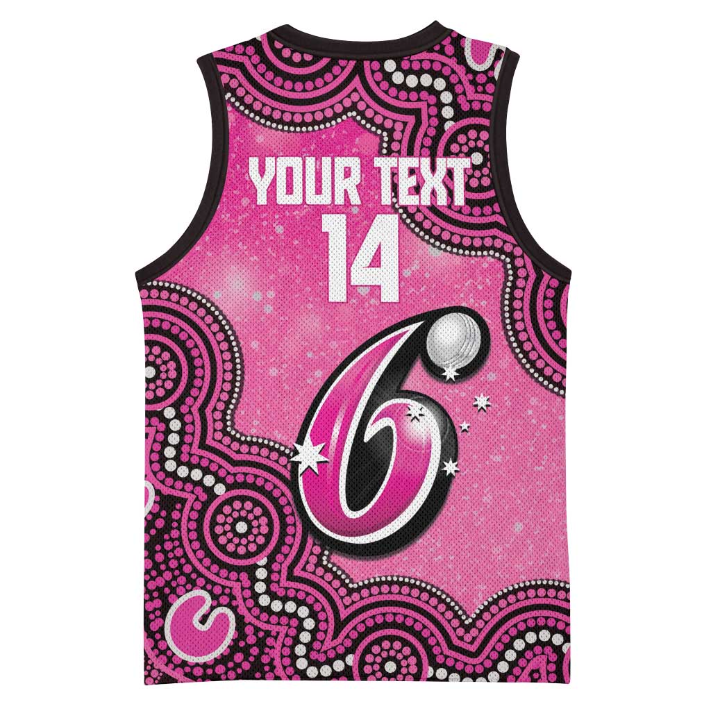 Sydney Sixers NAIDOC Week 2026 Custom Basketball Jersey 50 Years Deadly Indigenous Art Glitter Effect