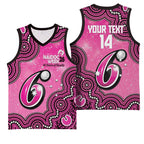 Sydney Sixers NAIDOC Week 2026 Custom Basketball Jersey 50 Years Deadly Indigenous Art Glitter Effect