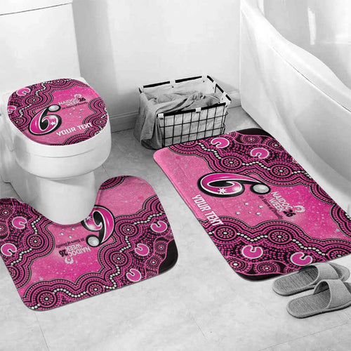 Sydney Sixers NAIDOC Week 2026 Custom Bathroom Set 50 Years Deadly Indigenous Art Glitter Effect