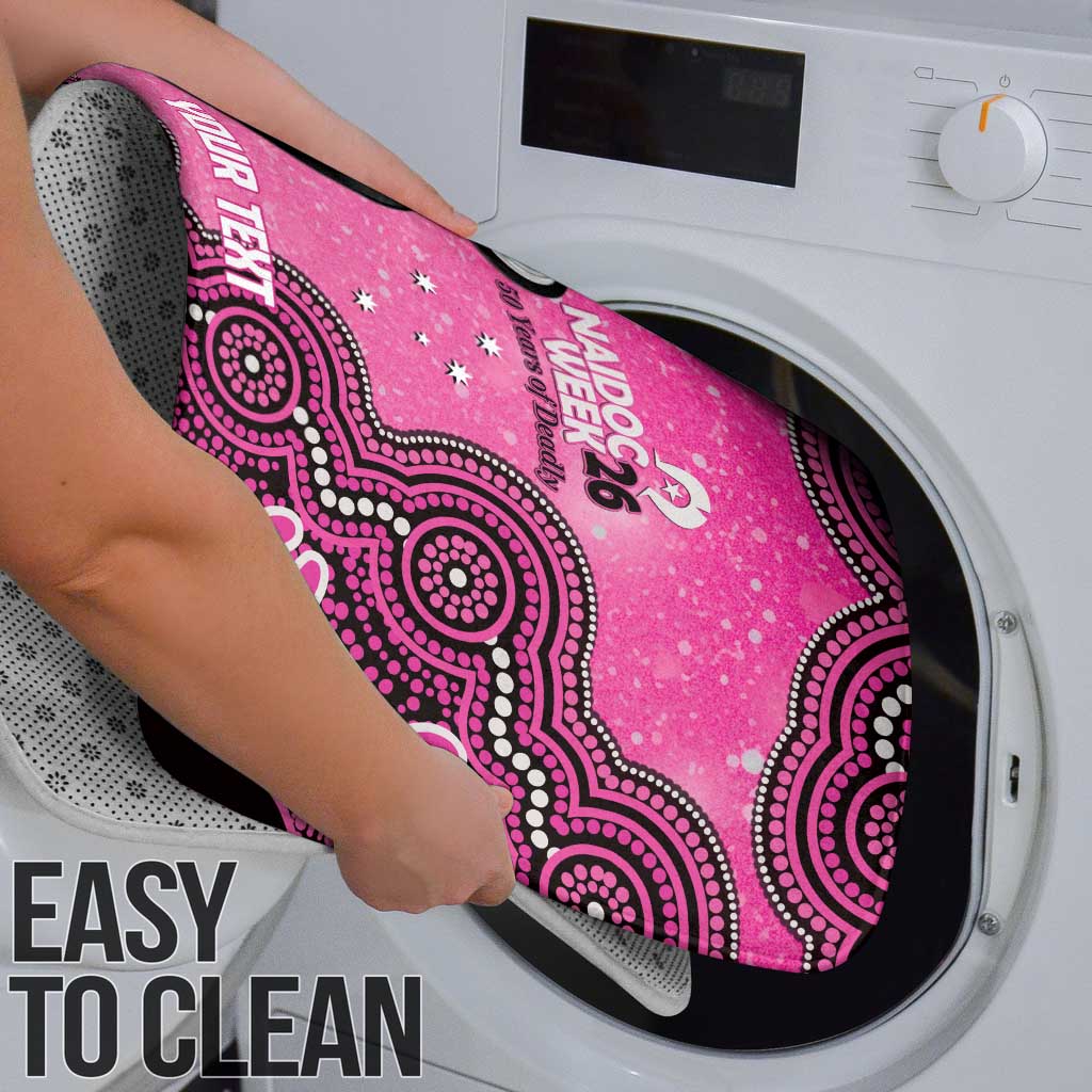 Sydney Sixers NAIDOC Week 2026 Custom Bathroom Set 50 Years Deadly Indigenous Art Glitter Effect