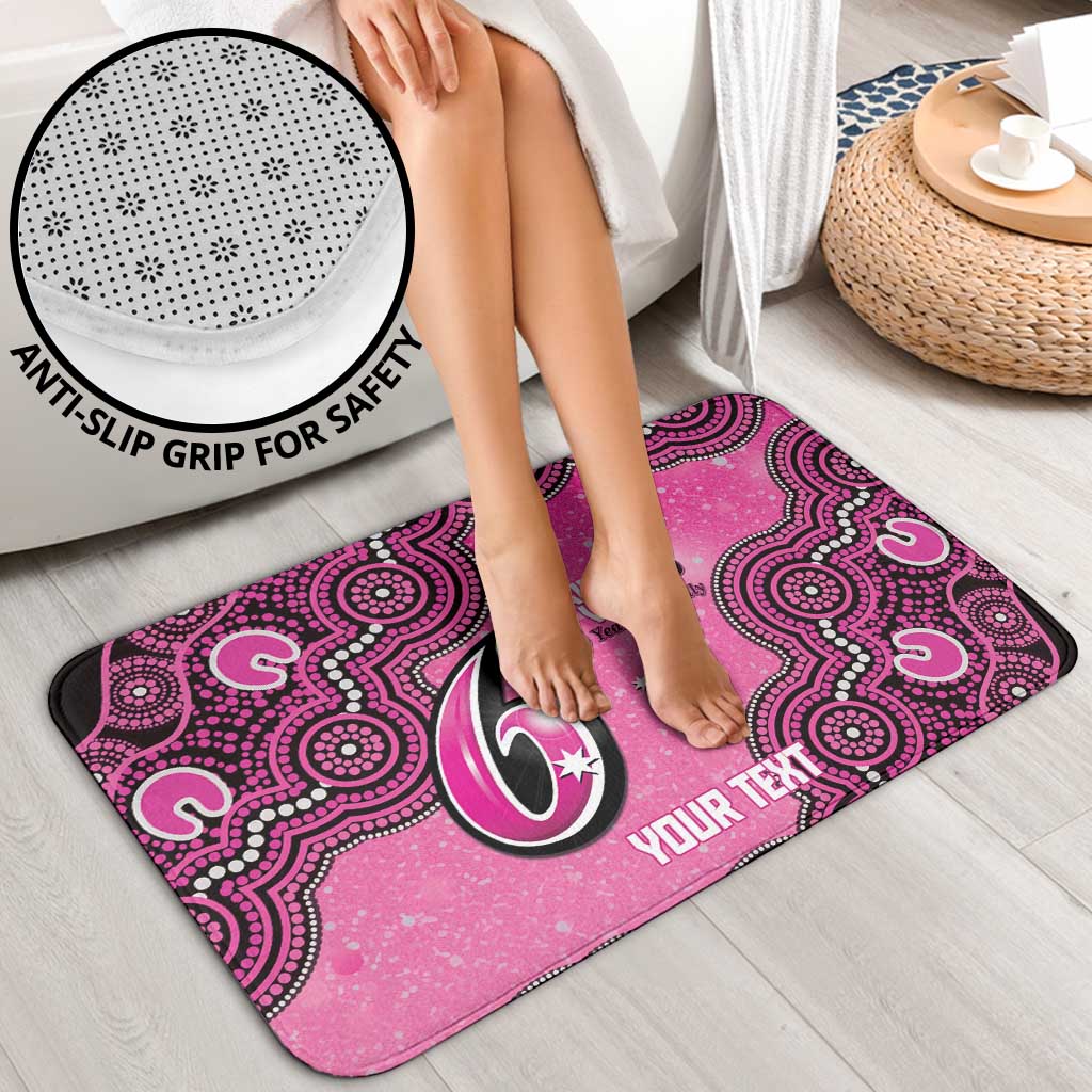 Sydney Sixers NAIDOC Week 2026 Custom Bathroom Set 50 Years Deadly Indigenous Art Glitter Effect