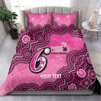 Sydney Sixers NAIDOC Week 2026 Custom Bedding Set 50 Years Deadly Indigenous Art Glitter Effect