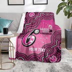 Sydney Sixers NAIDOC Week 2026 Custom Blanket 50 Years Deadly Indigenous Art Glitter Effect