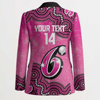 Sydney Sixers NAIDOC Week 2026 Custom Blazer 50 Years Deadly Indigenous Art Glitter Effect
