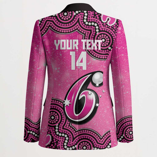Sydney Sixers NAIDOC Week 2026 Custom Blazer 50 Years Deadly Indigenous Art Glitter Effect