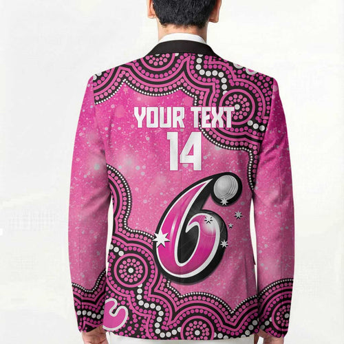 Sydney Sixers NAIDOC Week 2026 Custom Blazer 50 Years Deadly Indigenous Art Glitter Effect
