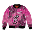 Sydney Sixers NAIDOC Week 2026 Custom Bomber Jacket 50 Years Deadly Indigenous Art Glitter Effect
