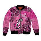 Sydney Sixers NAIDOC Week 2026 Custom Bomber Jacket 50 Years Deadly Indigenous Art Glitter Effect