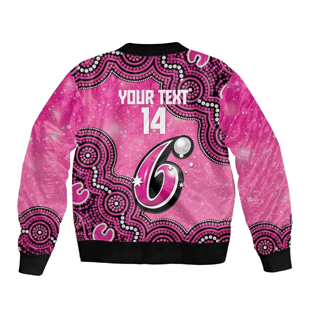 Sydney Sixers NAIDOC Week 2026 Custom Bomber Jacket 50 Years Deadly Indigenous Art Glitter Effect