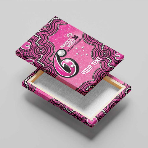 Sydney Sixers NAIDOC Week 2026 Custom Canvas Wall Art 50 Years Deadly Indigenous Art Glitter Effect