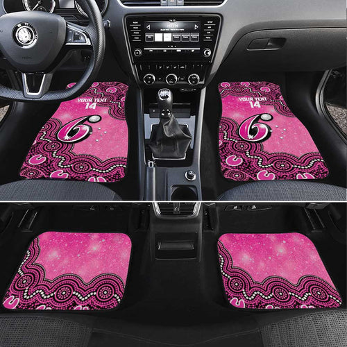 Sydney Sixers NAIDOC Week 2026 Custom Car Mats 50 Years Deadly Indigenous Art Glitter Effect