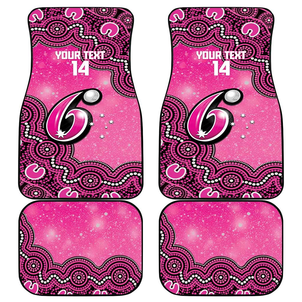 Sydney Sixers NAIDOC Week 2026 Custom Car Mats 50 Years Deadly Indigenous Art Glitter Effect