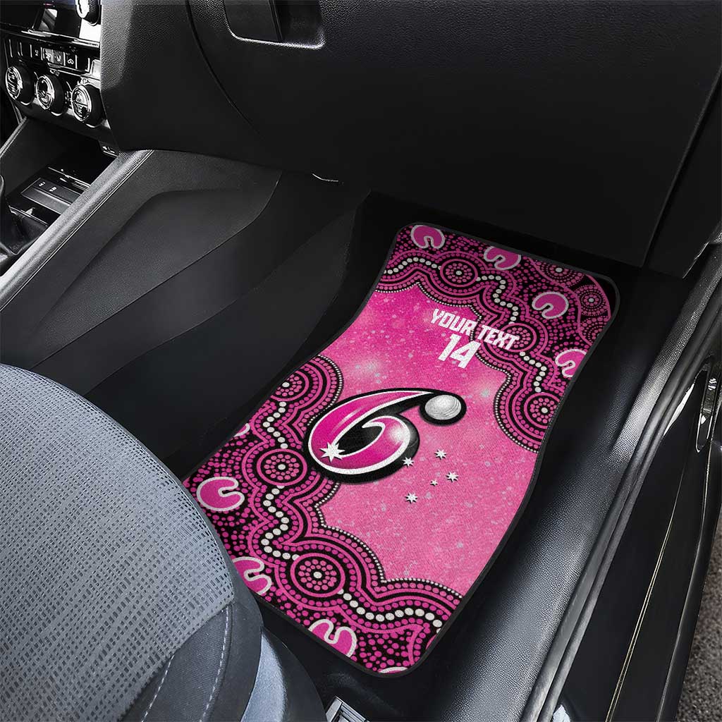 Sydney Sixers NAIDOC Week 2026 Custom Car Mats 50 Years Deadly Indigenous Art Glitter Effect