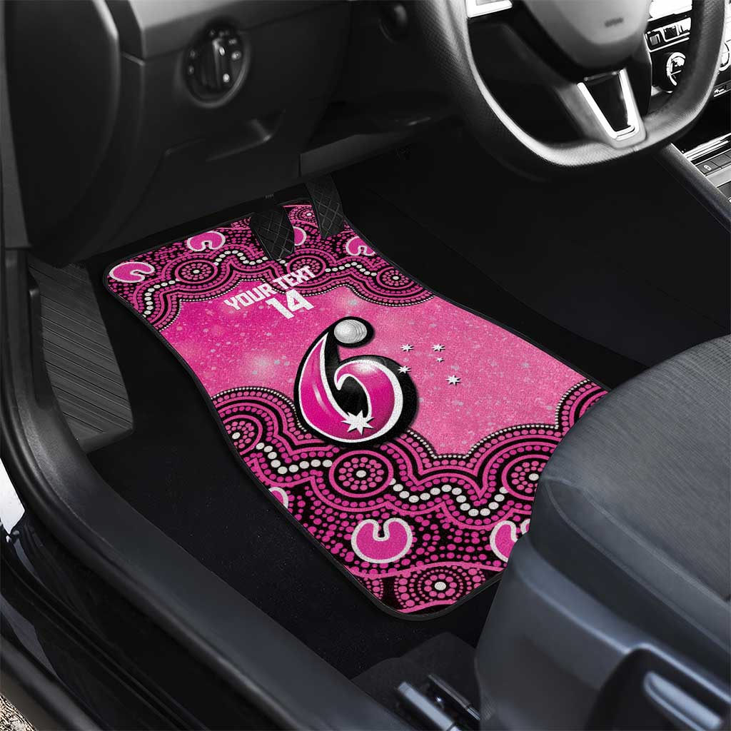 Sydney Sixers NAIDOC Week 2026 Custom Car Mats 50 Years Deadly Indigenous Art Glitter Effect