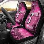 Sydney Sixers NAIDOC Week 2026 Custom Car Seat Cover 50 Years Deadly Indigenous Art Glitter Effect