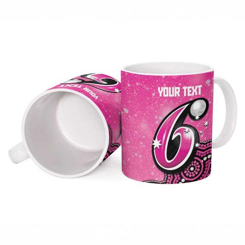 Sydney Sixers NAIDOC Week 2026 Custom Ceramic Mug 50 Years Deadly Indigenous Art Glitter Effect