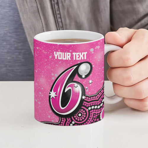 Sydney Sixers NAIDOC Week 2026 Custom Ceramic Mug 50 Years Deadly Indigenous Art Glitter Effect