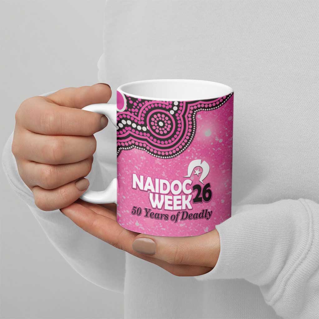 Sydney Sixers NAIDOC Week 2026 Custom Ceramic Mug 50 Years Deadly Indigenous Art Glitter Effect