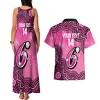 Sydney Sixers NAIDOC Week 2026 Custom Couples Matching Tank Maxi Dress and Hawaiian Shirt 50 Years Deadly Indigenous Art Glitter Effect