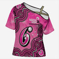Sydney Sixers NAIDOC Week 2026 Custom Cross Shoulder Shirt 50 Years Deadly Indigenous Art Glitter Effect