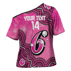 Sydney Sixers NAIDOC Week 2026 Custom Cross Shoulder Shirt 50 Years Deadly Indigenous Art Glitter Effect