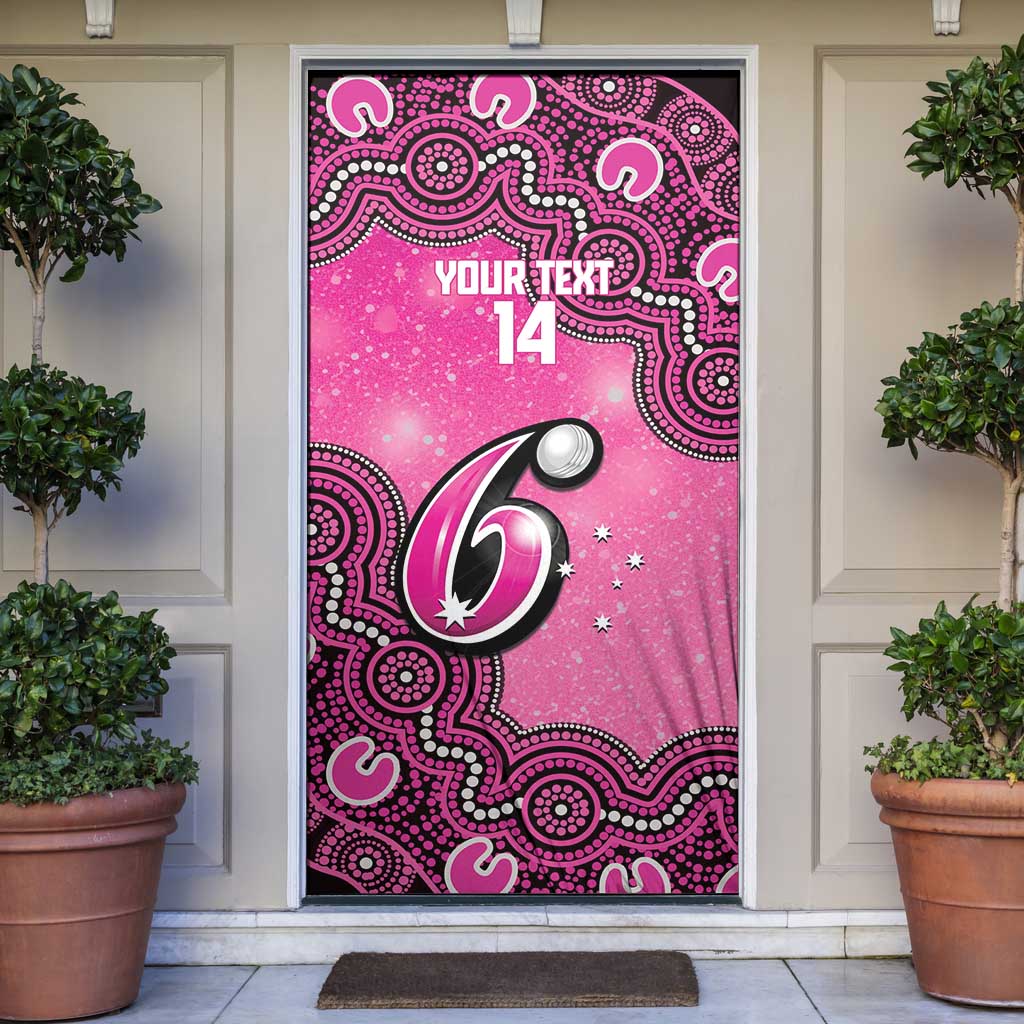Sydney Sixers NAIDOC Week 2026 Custom Door Cover 50 Years Deadly Indigenous Art Glitter Effect
