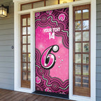 Sydney Sixers NAIDOC Week 2026 Custom Door Cover 50 Years Deadly Indigenous Art Glitter Effect