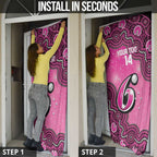 Sydney Sixers NAIDOC Week 2026 Custom Door Cover 50 Years Deadly Indigenous Art Glitter Effect