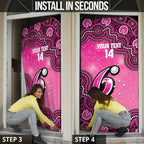 Sydney Sixers NAIDOC Week 2026 Custom Door Cover 50 Years Deadly Indigenous Art Glitter Effect