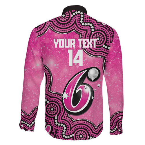 Sydney Sixers NAIDOC Week 2026 Custom Family Matching Mermaid Dress and Hawaiian Shirt 50 Years Deadly Indigenous Art Glitter Effect