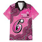 Sydney Sixers NAIDOC Week 2026 Custom Family Matching Puletasi and Hawaiian Shirt 50 Years Deadly Indigenous Art Glitter Effect