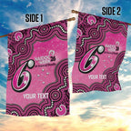 Sydney Sixers NAIDOC Week 2026 Custom Garden Flag 50 Years Deadly Indigenous Art Glitter Effect