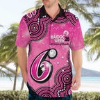Sydney Sixers NAIDOC Week 2026 Custom Hawaiian Shirt 50 Years Deadly Indigenous Art Glitter Effect
