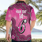 Sydney Sixers NAIDOC Week 2026 Custom Hawaiian Shirt 50 Years Deadly Indigenous Art Glitter Effect