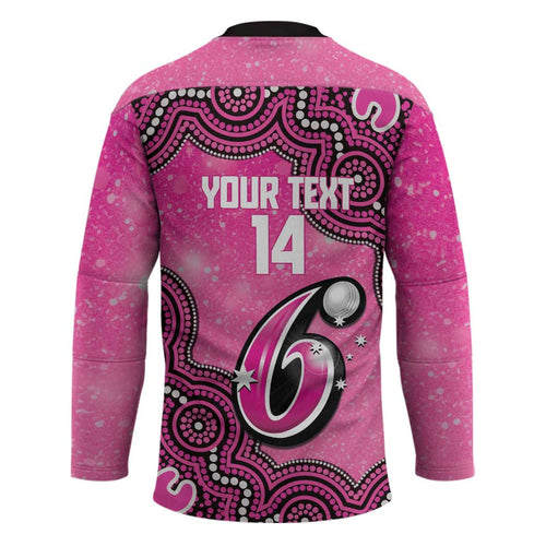 Sydney Sixers NAIDOC Week 2026 Custom Hockey Jersey 50 Years Deadly Indigenous Art Glitter Effect