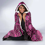 Sydney Sixers NAIDOC Week 2026 Custom Hooded Blanket 50 Years Deadly Indigenous Art Glitter Effect