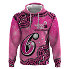 Sydney Sixers NAIDOC Week 2026 Custom Hoodie 50 Years Deadly Indigenous Art Glitter Effect