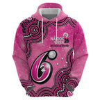 Sydney Sixers NAIDOC Week 2026 Custom Hoodie 50 Years Deadly Indigenous Art Glitter Effect