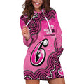 Sydney Sixers NAIDOC Week 2026 Custom Hoodie Dress 50 Years Deadly Indigenous Art Glitter Effect